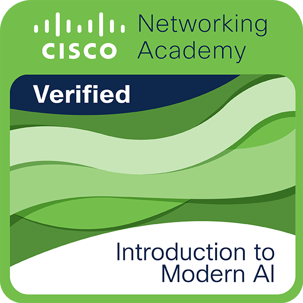 Badge Cisco Networking Academy - Introduction to Modern AI